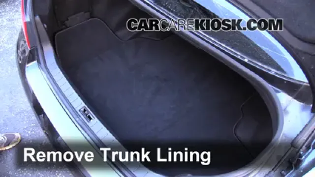 2012 Infiniti G25 X 2.5L V6 Neumáticos y ruedas Cambiar un neumático pinchado